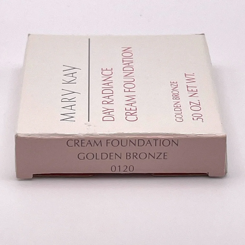 Mary Kay Day Radiance Cream Foundation Golden Bronze 0120 Discontinued .50oz NOS